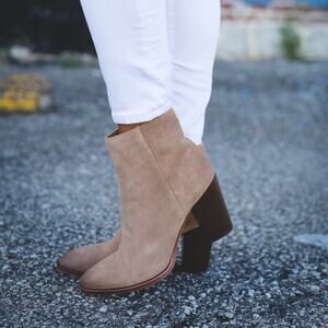 Sam Edelman Blake Suede Heeled Bootie Size 8.5